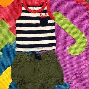 Tank top and shorts